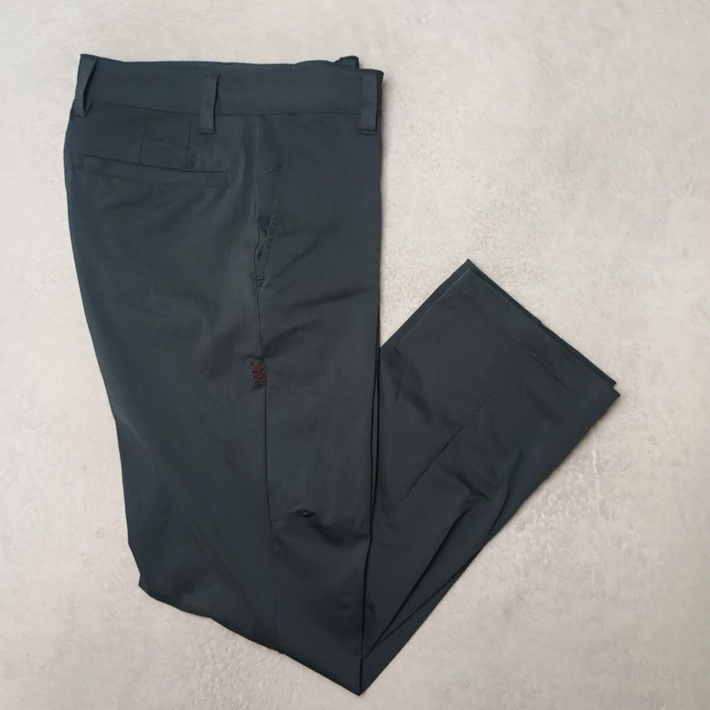 Rhone Pants Mens 28x28 Gray Commuter Slim Golf Chino Flat Front Work Stretch